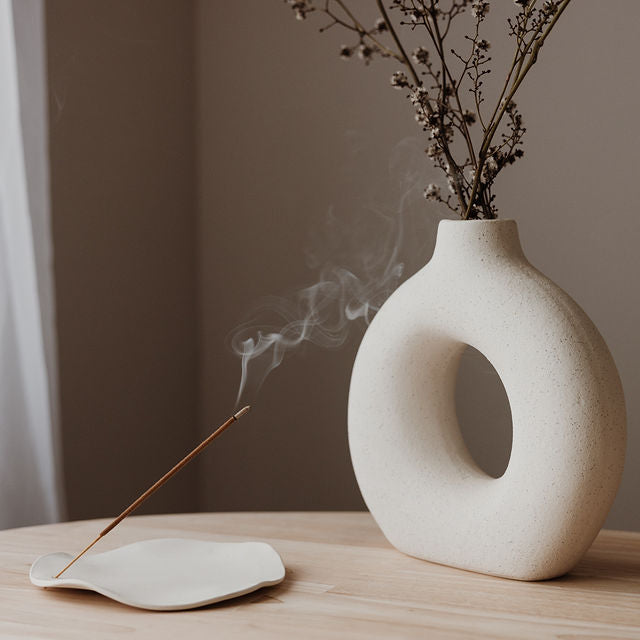 Australian White Clay Incense Holder