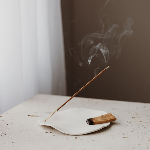 Australian White Clay Incense Holder