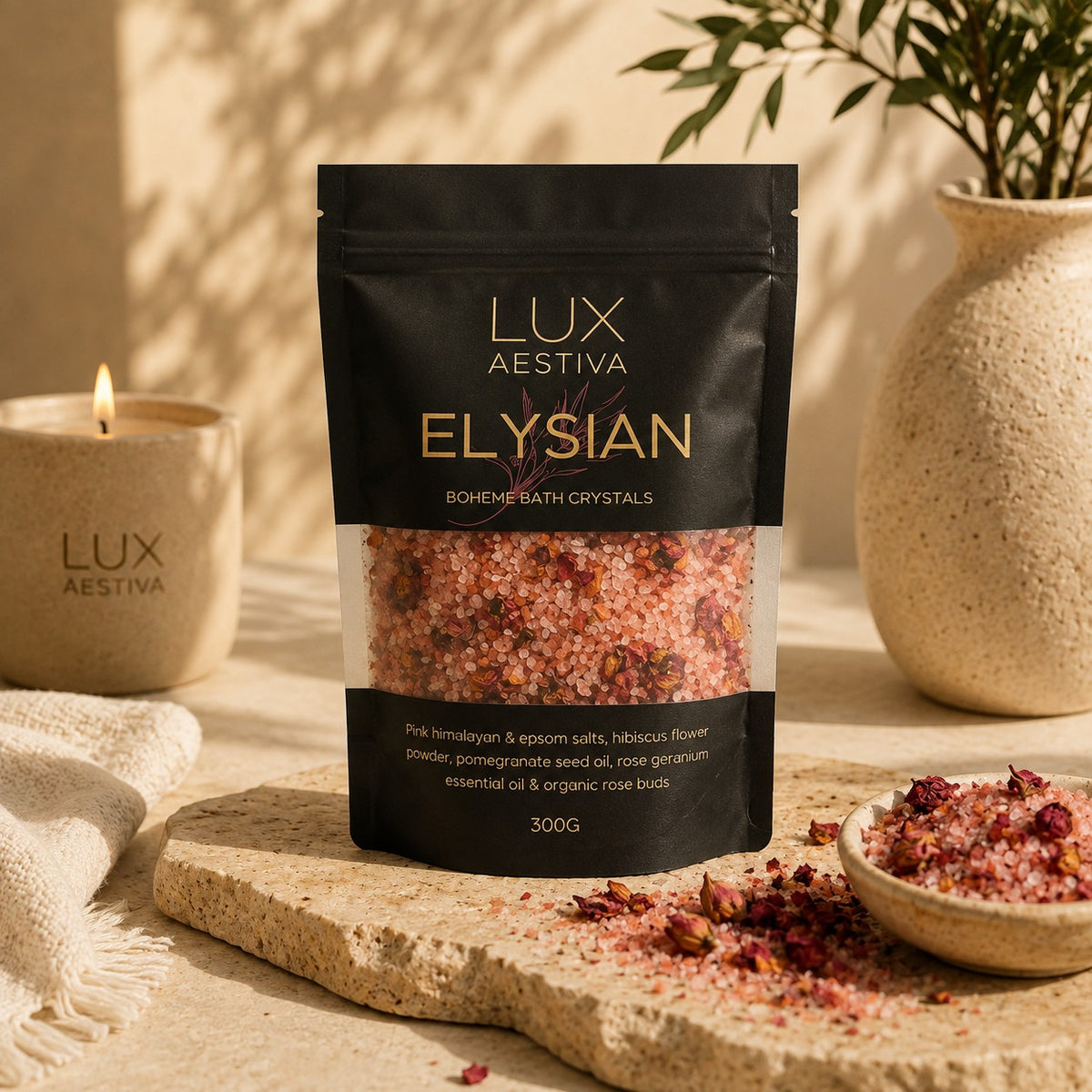 Boheme Bath Crystals - Elysian 300g