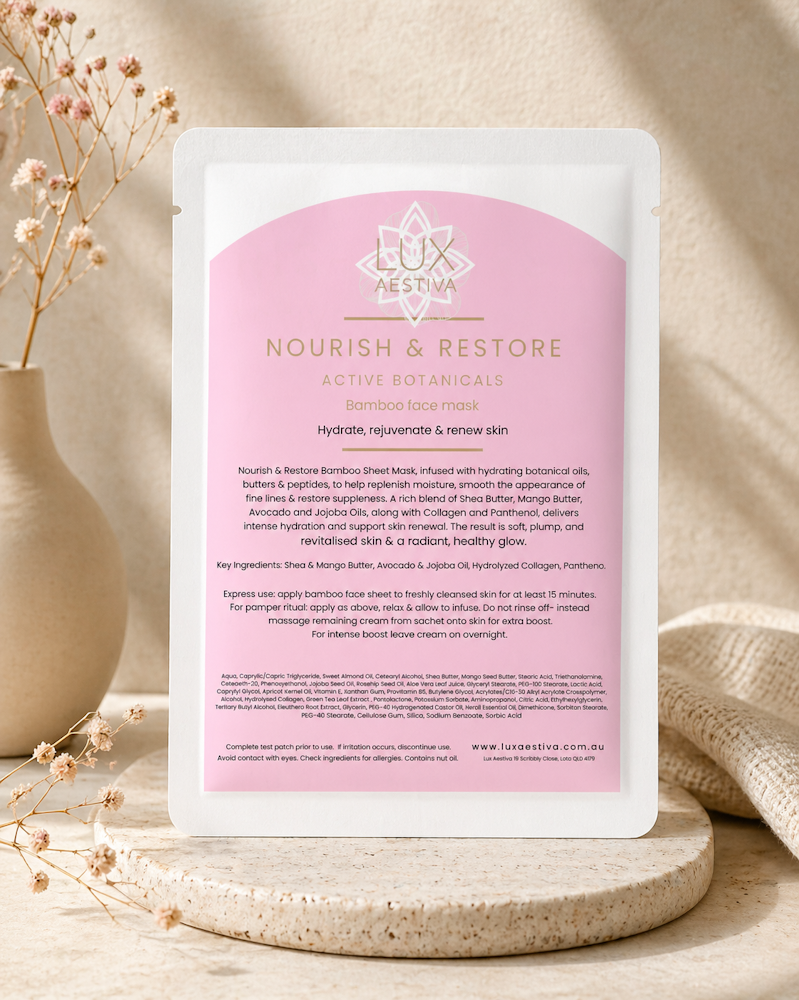 Nourish & Restore Bamboo Sheet Mask